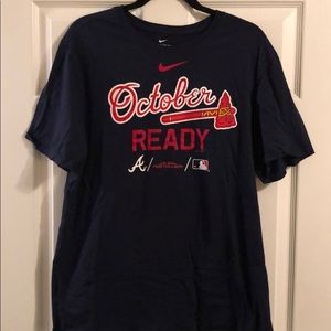Braves “October Ready” Nike Shirt, XL
